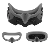 DJI Avata Goggles 2 Göz Pedi Silikon Koruyucu Kılıf Gri - 3