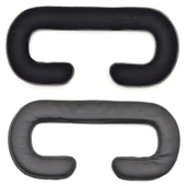 HTC VIVE VR Başlık İçin İnce 1.5cm PU Deri Yüz Sünger Göz Maskesi 2'li Set - 1