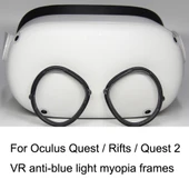 Oculus Quest Rifts Quest 2 VR Gözlük Çerçevesi Mıknatıslı Emme Mavi - 5