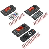 JX Y04 12V 50W Renkli Ekran Bluetooth Çözümleme Kartı FM Çağrı Kayıt Destekli Siyah - 2