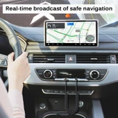 BY301 AUX Araç Bluetooth 5 1 Alıcı Mobil Arama Bluetooth Adaptörü - 7