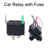 5 Set JD2912 4 Pinli Araç Rölesi Sigortalı 12V - 3