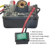 H507 Araç Kaydedici OBD Düşürücü Kablo Araba ACC Üç Çekirdek Güç Kablosu 12 24V To 5V 3A Düşük Basınç Koruma Mini Sağ Dirsek - 5