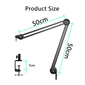 Mikrofon Masaüstü Konsol 360 Derece Döner Braket GAZ-40 W - 3