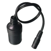DC 5.5 x 2.1 mm Fişli Araç Çakmaklık Soket Adaptörü Güç Kablosu - 3