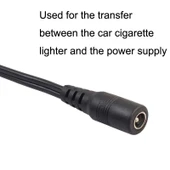 DC 5.5 x 2.1 mm Fişli Araç Çakmaklık Soket Adaptörü Güç Kablosu - 5