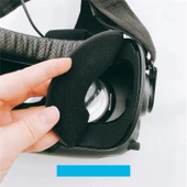 HTC VIVE VR Başlık İçin İnce 1.5cm PU Deri Yüz Sünger Göz Maskesi 2'li Set - 6