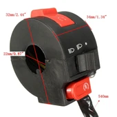 22mm Gidon Sol Anahtar 8 Kablolu Çin 110cc Motosiklet ATV Quad 3 Fonksiyonlu - 5