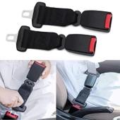 Çocuk ve Hamile Kadın Araç Emniyet Kemeri Uzatıcı 23cm Siyah 2 Adet - 1