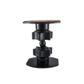 Mini Gimbal Kamera Aparatı Masaüstü Telefon ve Kayıt Cihazı Çift Montajlı - 1