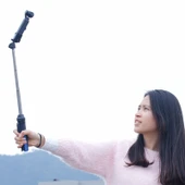 Benro MK10 Mavi Bluetooth Kumandalı Selfie Çubuğu Tripod - 7