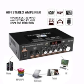 G919 Akıllı Dijital Güç Amplifikatörü Bluetooth USB SD FM Destekli Mini Güç Amplifikatörü EU Priz - 7