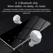 X2 1.8 inç Dokunmatik Ekran Metal Bluetooth MP3 MP4 Hifi Ses Müzik Çalar 8GB Siyah - 10