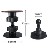 Mini Gimbal Kamera Aparatı Masaüstü Telefon ve Kayıt Cihazı Çift Montajlı - 3
