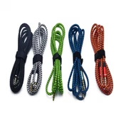 3.5mm Erkek Erkek Araba Stereo Altın Kaplama AUX Ses Kablosu 1.5 Metre Siyah - 4