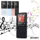 Pembe Taşınabilir MP4 Kayıpsız Ses Müzik Çalar FM Radyo Kayıt Destekli Mini MP3 TF Kartlı Hafızasız - 3