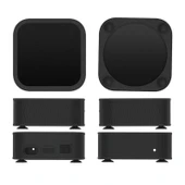 Apple TV 4K Uyumlu T7 Silikon Kılıf Siyah Anti-Düşme Toz Geçirmez Koruyucu - 1