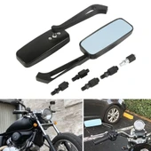 Parlaklığı Önleyici Kare Alüminyum Motosiklet Yan Aynası - 1