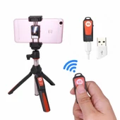 Benro MK10 Mavi Bluetooth Kumandalı Selfie Çubuğu Tripod - 5