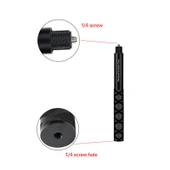 Insta360 ONE X ve ONE Uyumlu 1.2 Metre Selfie Çubuğu Siyah Alüminyum - 3