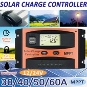 MPPT 12V 24V Otomatik Tanımlamalı Güneş Enerjisi Kontrol Cihazı USB Çıkışlı Model 50A - 3