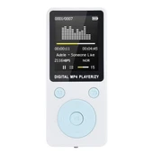 Taşınabilir MP4 Kayıpsız Ses Müzik Çalar FM Radyo Kayıt Mini Beyaz Hafızasız - 1