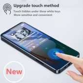 X2 1.8 inç Dokunmatik Ekran Metal Bluetooth MP3 MP4 Hifi Ses Müzik Çalar 8GB Gül Altın - 5