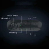 Siyah Bluetooth Kumandalı VR Gözlük ve Android Telefon Kontrol Cihazı - 6