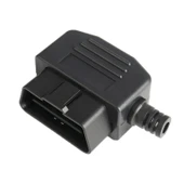 5li Set 16 Pin OBD2 Erkek Araç Konnektörü Fiş Kılıf Vidalı J1962M Model - 2