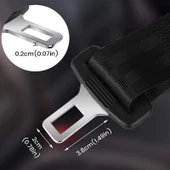 Çocuk ve Hamile Kadın Araç Emniyet Kemeri Uzatıcı 23cm Siyah 2 Adet - 5