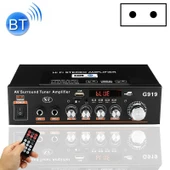 G919 Akıllı Dijital Güç Amplifikatörü Bluetooth USB SD FM Destekli Mini Güç Amplifikatörü EU Priz - 1