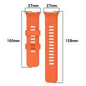 Xiaomi Redmi Watch 4 Turuncu Silikon Spor Saat Kayışı - 6