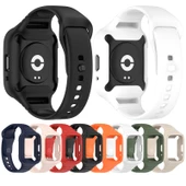 Xiaomi Redmi Watch 3 Active Tam Kapsül Silikon Saat Kayışı Koyu Yeşil - 4