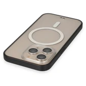 İPhone 14 Pro Uyumlu Siyah Magsafe Özellikli Gora Kılıf - 5