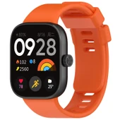 Xiaomi Redmi Watch 4 Turuncu Silikon Spor Saat Kayışı - 1