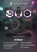 Black Shark A3 Akıllı Saat  ( Black Shark Türkiye Garantili) Siyah - 4