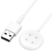 Google Pixel Watch 2 USB Arayüzlü Akıllı Saat Şarj Kablosu 1 Metre Beyaz - 3