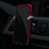 Araba Klima Havalandırma Telefon Tutucu Gri Yükseltilmiş Pro Metal - 7