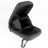 Canon ve Sony Uyumlu Siyah Evrensel Kamera Çantası - G7X Mark II SX730 SX720 RX100II - 5