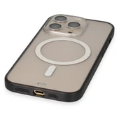 İPhone 14 Pro Uyumlu Siyah Magsafe Özellikli Gora Kılıf - 4