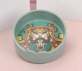 Bambu Retro Hayvan Figürlü Kedi Köpek Mama Kabı - 3