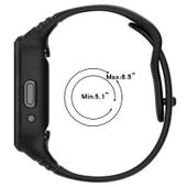 Xiaomi Redmi Watch 3 Active Tam Kapsül Silikon Saat Kayışı Koyu Yeşil - 5