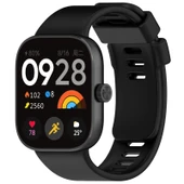 Xiaomi Redmi Watch 4 Siyah Silikon Spor Saat Kayışı - 1