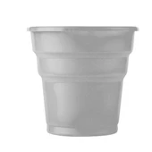 Omeyva 23 Cm. Plastik Mika Gümüş Sorfa Piknik Seti - 24 Kişilik Tabak Bardak Çatal Kaşık Takımı - 3