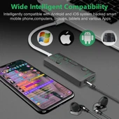 M1 Taşınabilir Mini Ses Değiştirici Modülatör Ayarlanabilir Ses Fonksiyonlu Telefon Bilgisayar Ses Kartı ve Mikrofon Aracı - 5