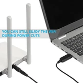 DC 5V den DC 9V 12V USB Voltaj Yükseltici Dönüştürücü Kablo 1A Güç Regülatörü LED Ekranlı - 4