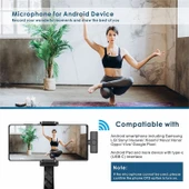 One by One Kablosuz Yaka Mikrofonu Android Telefon ve Bilgisayar için USB C Alıcılı - 7
