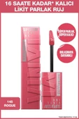 Maybelline New York Super Stay Vinyl Ink Uzun Süre Kalıcı Likit Parlak Ruj 145 Rogue - 4