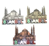 İstanbul Temalı Metal Magnet Model 6 - 1