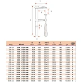 BULUT Büyük İşkence Döküm 120 cm 1200x120mm - 2